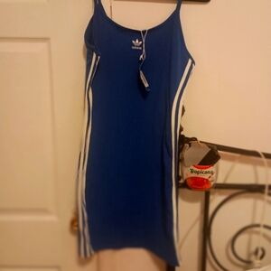 Adidas Royal Blue Dress with White Accents